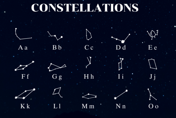Constellations Font - Preview 1