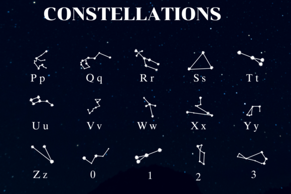 Constellations Font - Preview 2