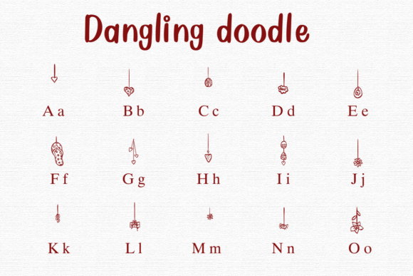 Dangling Doodle Font - Preview 1