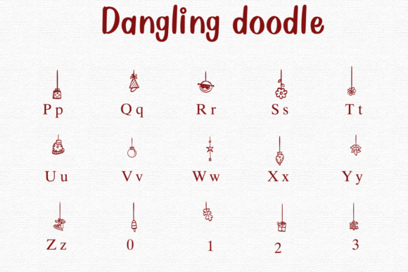 Dangling Doodle Font - Preview 2