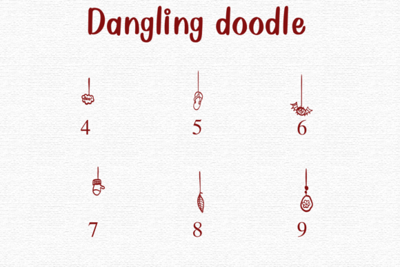 Dangling Doodle Font - Preview 3