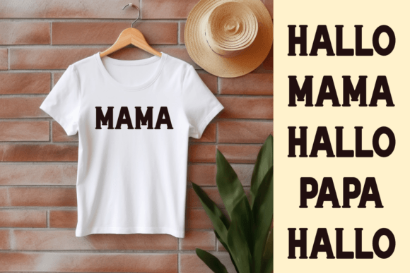 Father Mother Font PNG with transparent background - Preview 3