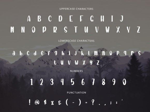 La Jirafe Font PNG with transparent background - Preview 3