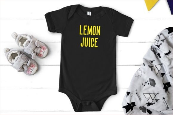 Lemon Squash Font PNG with transparent background - Preview 3