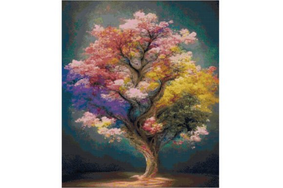 Magic Tree Counted Cross Stitch Patterns