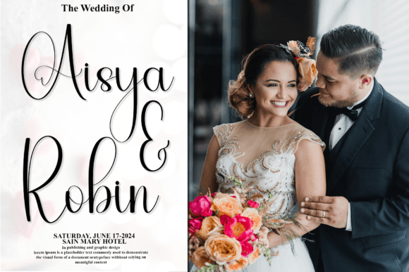 Mandalika Signature Font font preview - 1