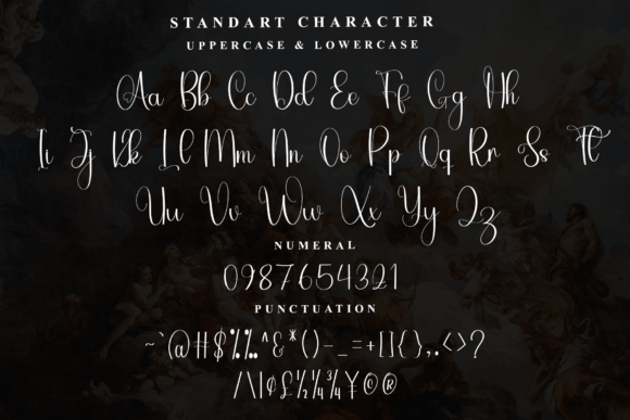 Mandalika Signature Font font preview - 4