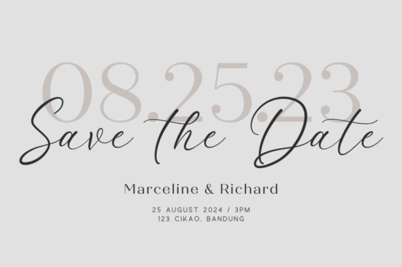 Marontha Font PNG with transparent background - Preview 2