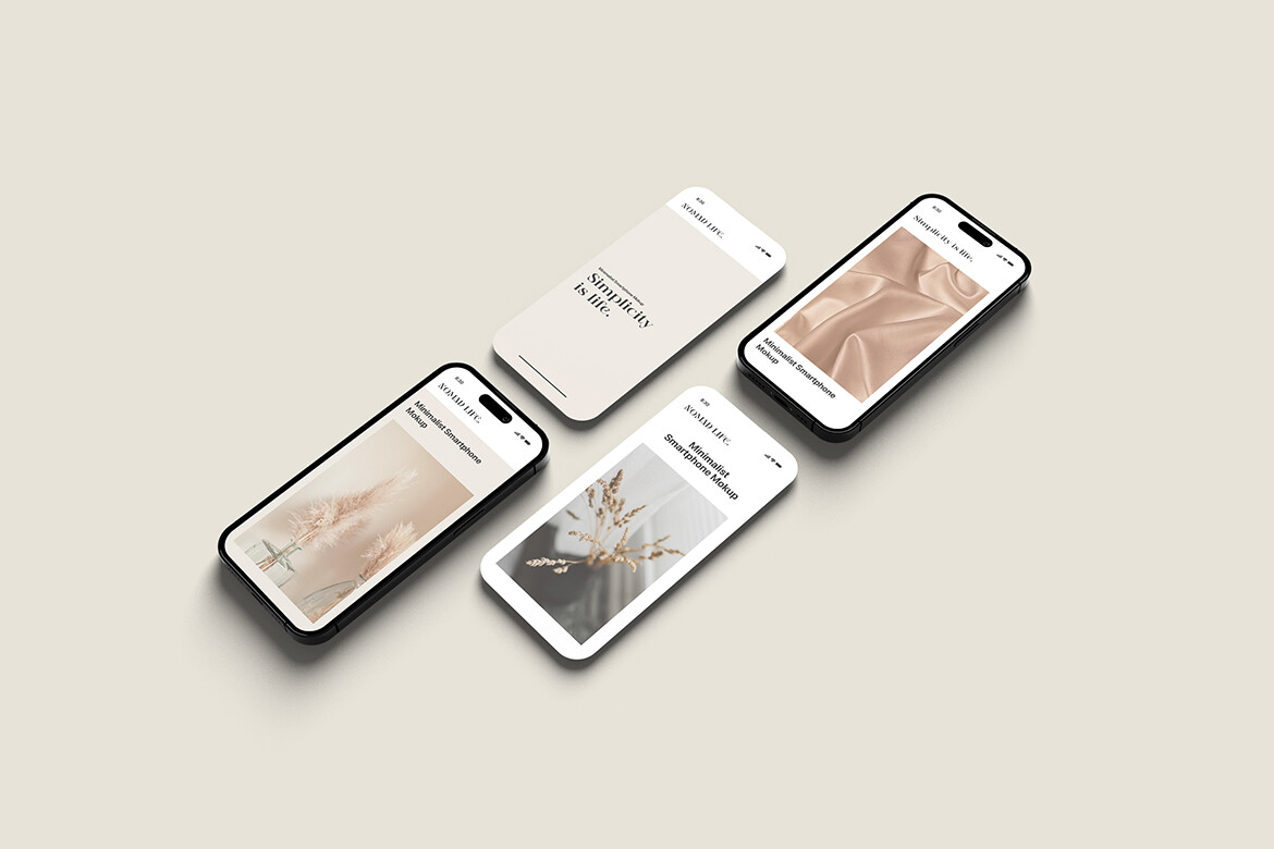 Perspective Screen and Smartphone Mockup Graphic by My Code Std ...