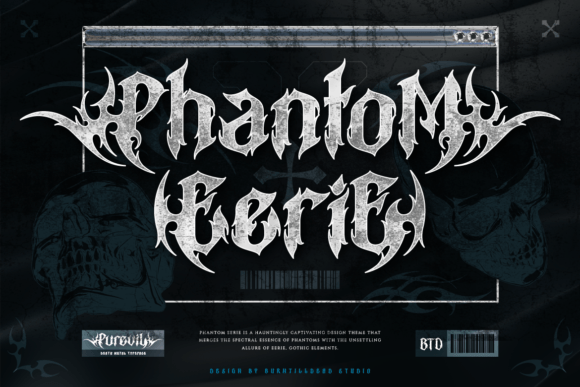 Purevil Font PNG with transparent background - Preview 2