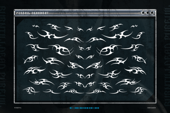 Purevil Font PNG with transparent background - Preview 5