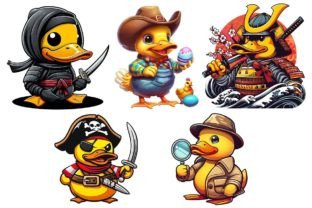 Rubber Duck Sublimation Design Bundle Graphic by Lloy Design · Creative ...