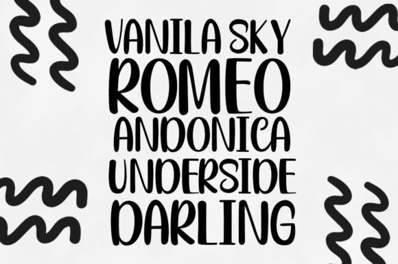 Shape Love Font PNG with transparent background - Preview 2