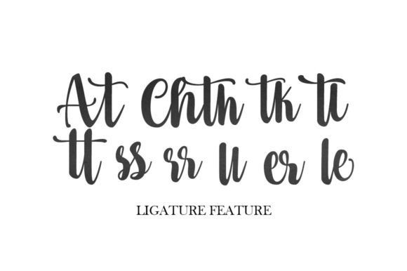 Smile Calligraphy Font PNG with transparent background - Preview 6