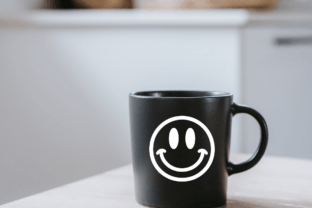 Smiley Face SVG Graphic, Happy Emoticon Graphic by Artful Assetsy ...