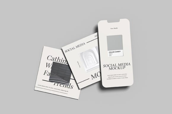 Top View Social Media Mockup Graphic by My Code Std · Creative Fabrica
