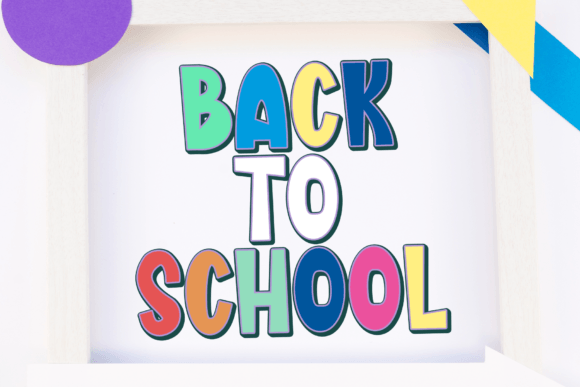 Back Space Font - Preview 1