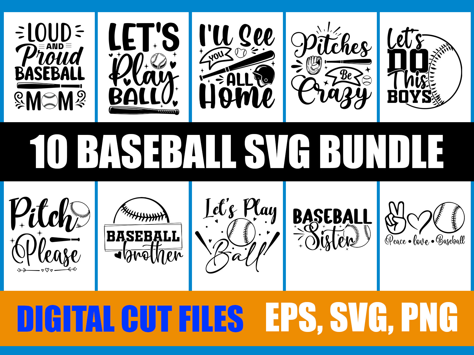 Baseball SVG Bundle