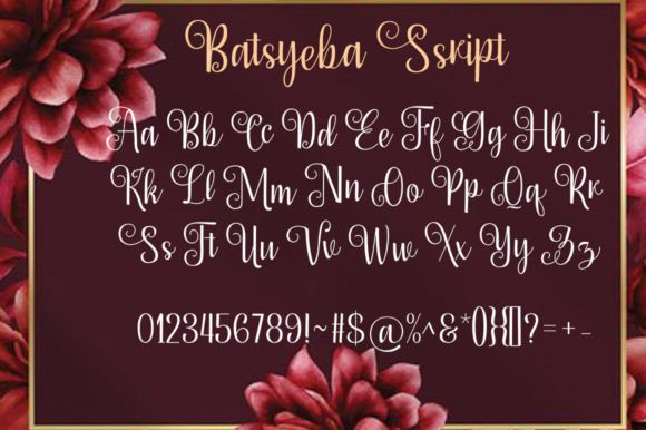 Batsyeba Font - Preview 5