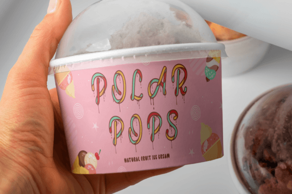 Coral Cascade Font PNG with transparent background - Preview 3