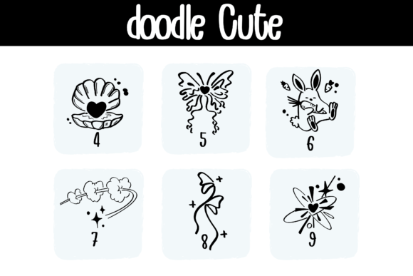 Doodle Cute Font - Preview 3