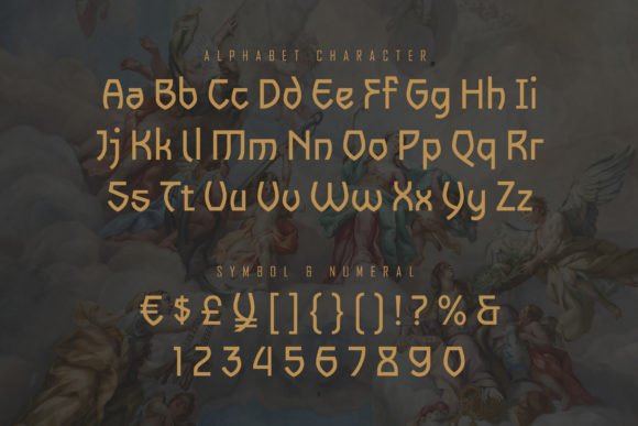Emoking Font PNG with transparent background - Preview 1