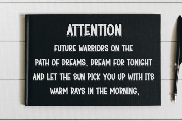 Fighting Font - Preview 3