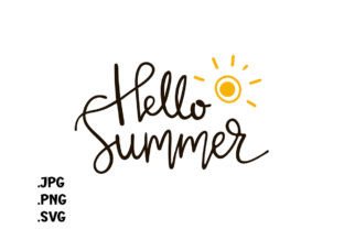 Hello Summer Graphic by Joanna Redesiuk · Creative Fabrica