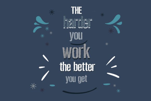 In the Navy Font - Preview 3