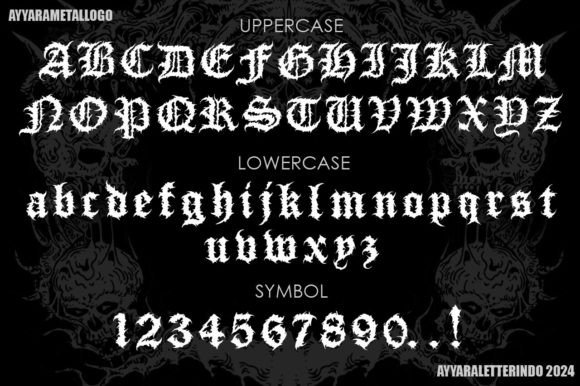 Jrangkong Font PNG with transparent background - Preview 1