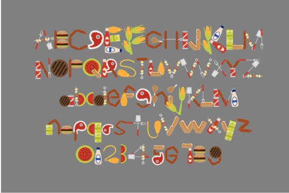 King of the Grill Font - Preview 3