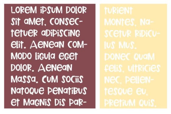 Marshberry Hairy Font PNG with transparent background - Preview 4