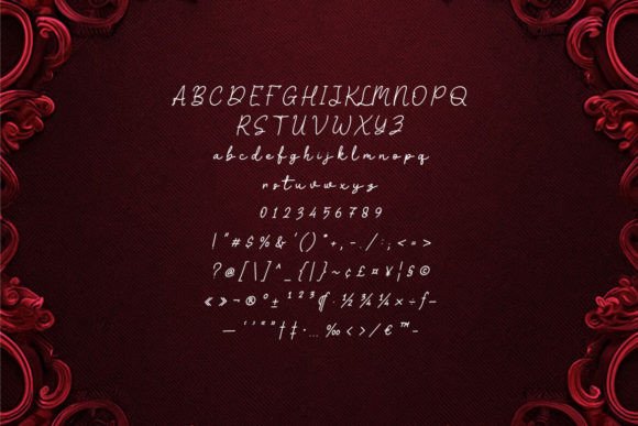 Maudyste Font PNG with transparent background - Preview 3