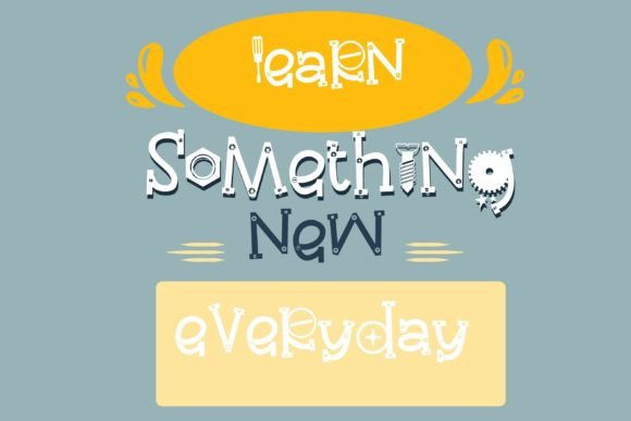 Mr. Fix It Too Font PNG with transparent background - Preview 6