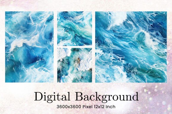 Wave Sea Beach Background Wallpaper
