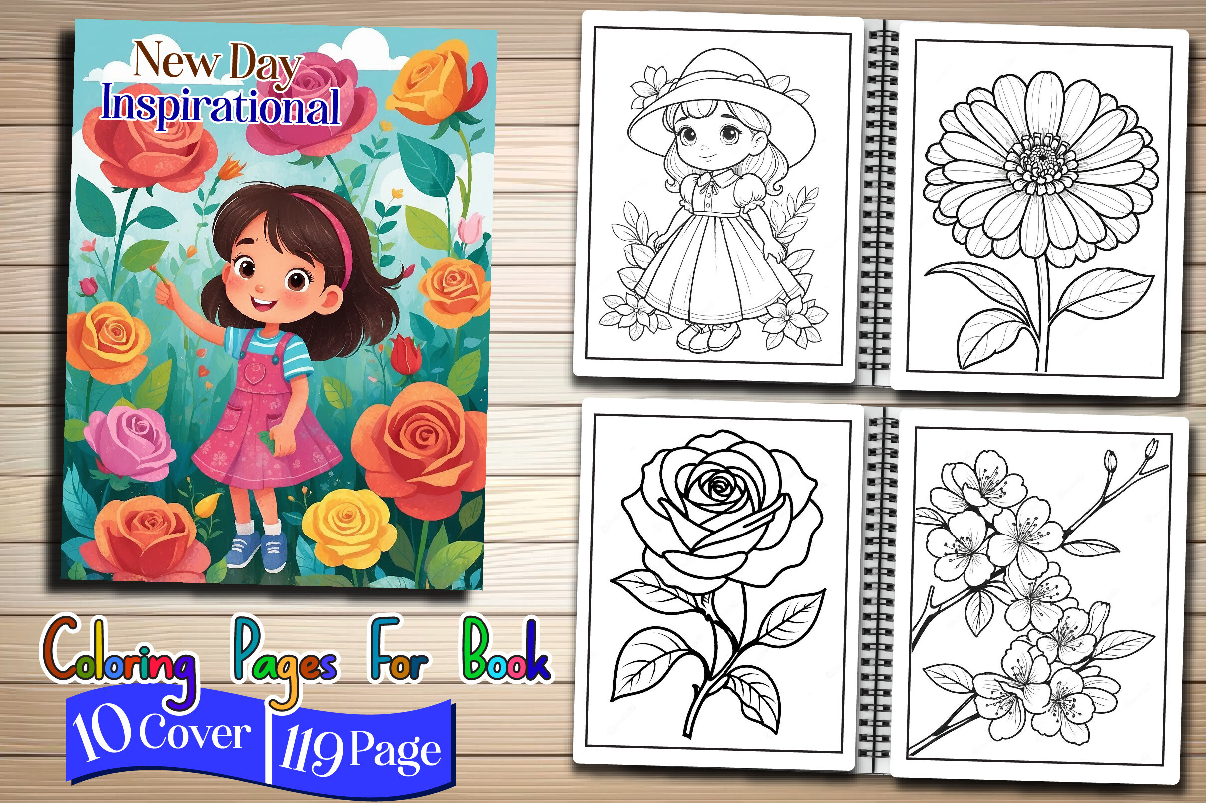 119 New Day Inspirational Coloring Page