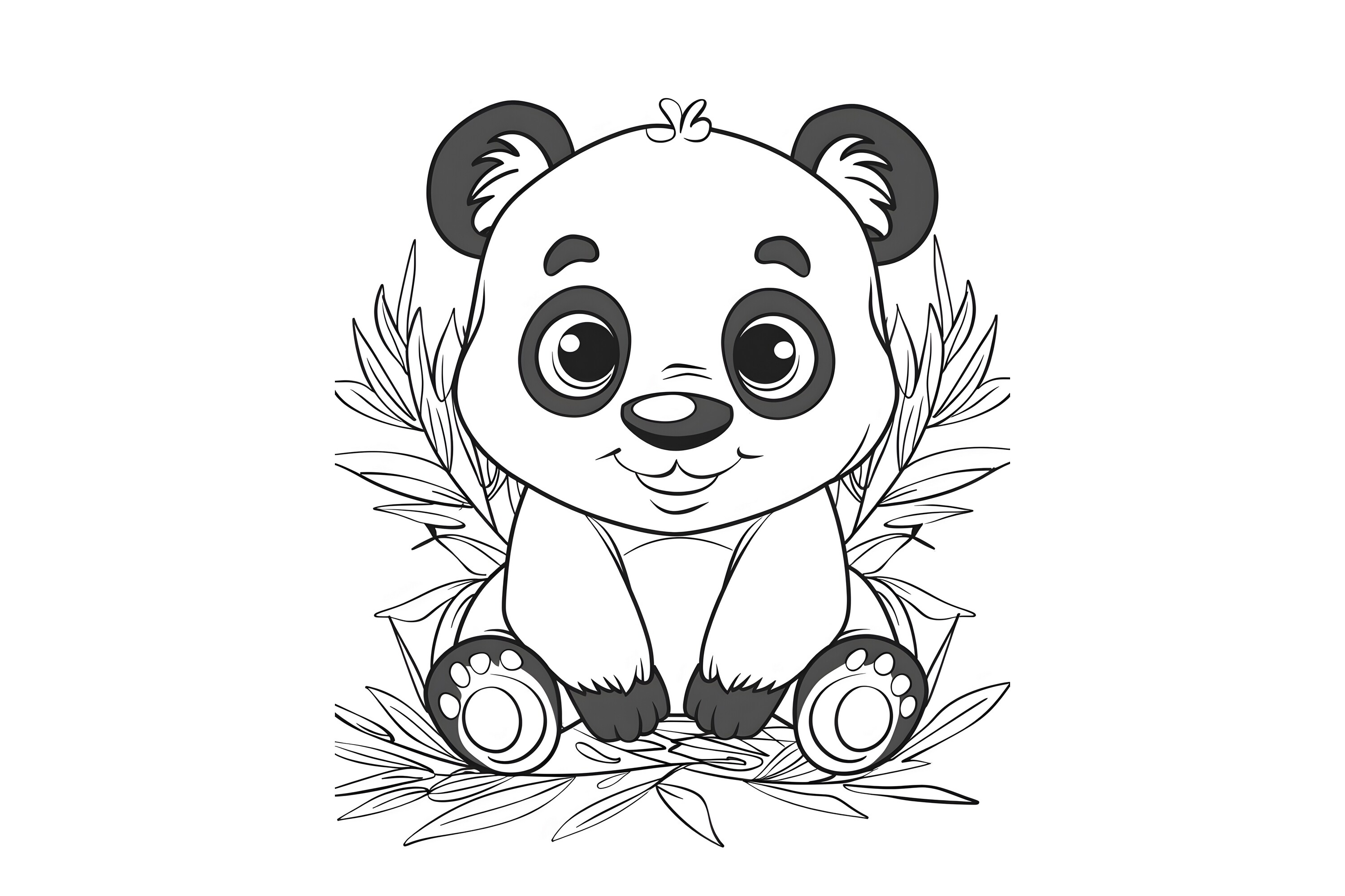 Cute Zoo Animals Coloring Page Graphic by Forhadx5 · Creative Fabrica
