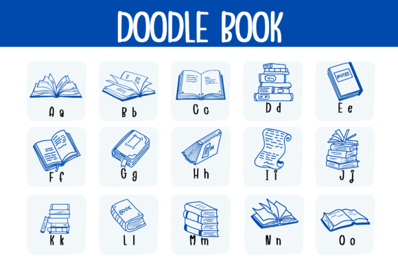 Doodle Book Font - Preview 1