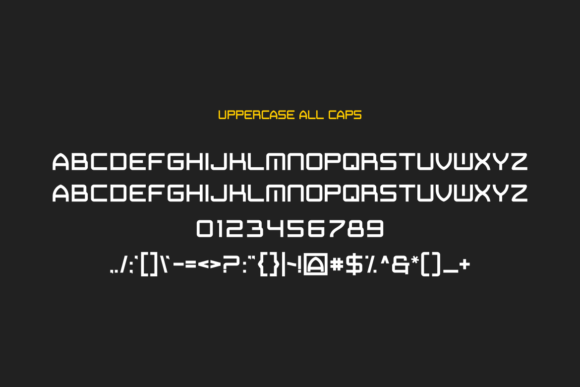 Exclass Font - Preview 3