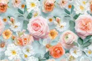 Floral Harmony Seamless Pattern Graphic by Sun Sublimation · Creative ...