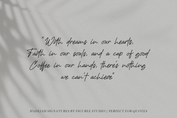Hadejah Signature Font - Preview 1