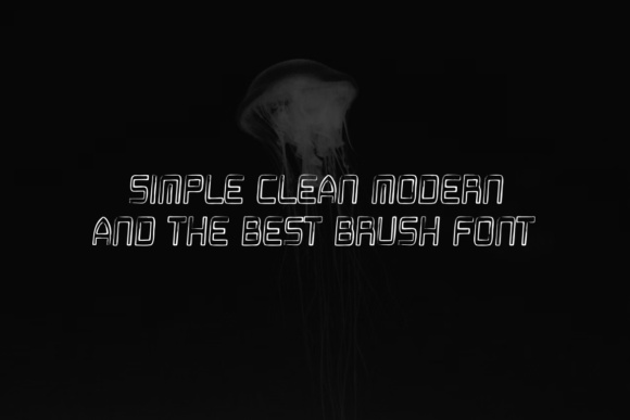 Jhankric Brush Font PNG with transparent background - Preview 1