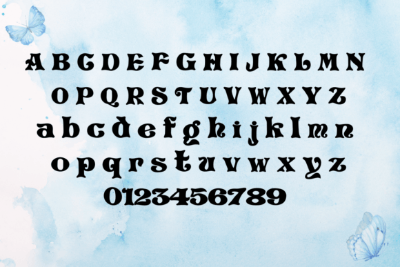 Love Vintage Font PNG with transparent background - Preview 1