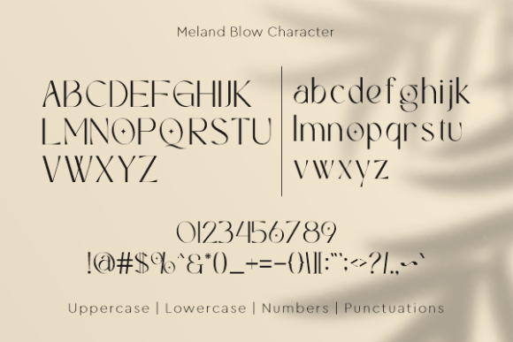Meland Blow Font PNG with transparent background - Preview 4