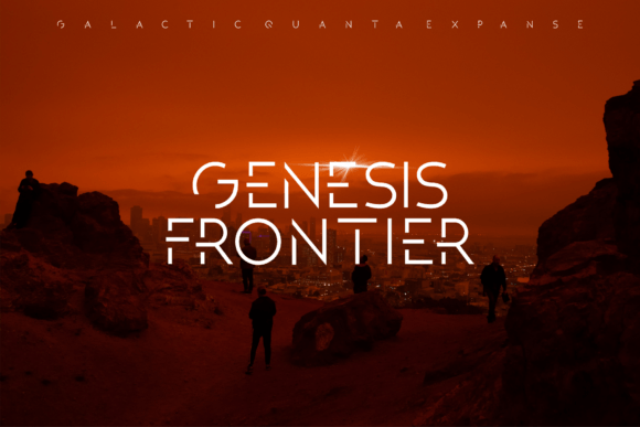 Qubegenix Font PNG with transparent background - Preview 4