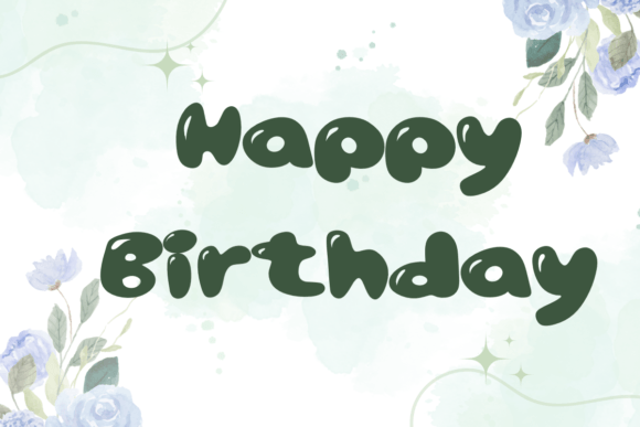 Black Sample Font - Preview 4