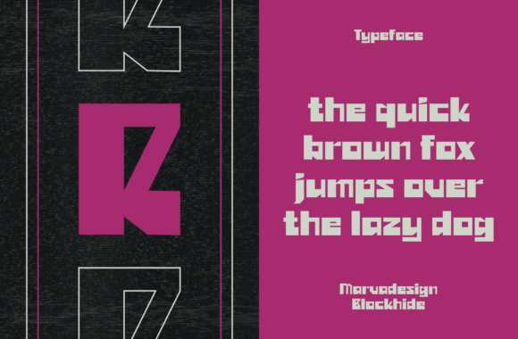 Blockhide Font - Preview 2
