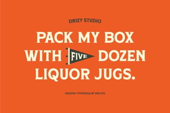 Crostea Font - Preview 1