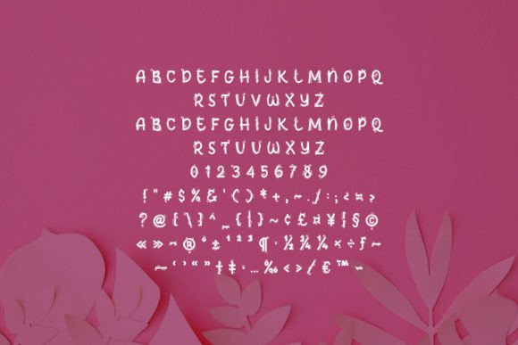 Fanwosh Font PNG with transparent background - Preview 3