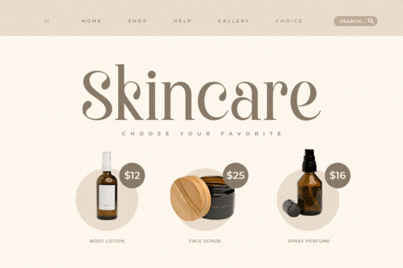 Glimse Font PNG with transparent background - Preview 2